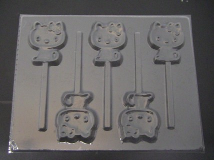 146sp Bye Bye Kitty Chocolate Candy Lollipop Mold